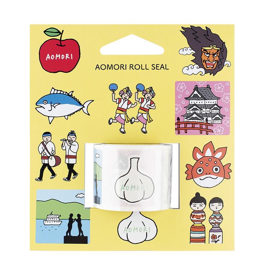 日本 MIDORI NEBUTA STYLE Roll 標籤貼紙/ Aomori